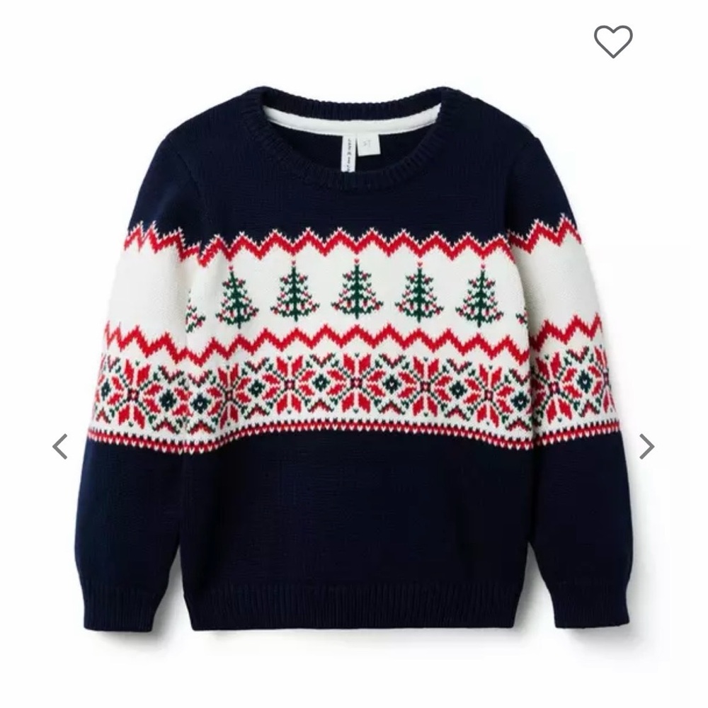 ISO- Janie and Jack Holiday Sweater (or Vest) in size 3t or 4t